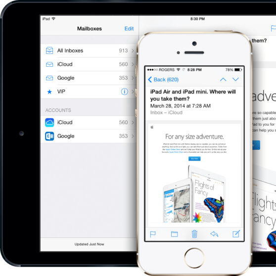 iOS: bật đèn xanh cho trình duyệt và ứng dụng email của bên thứ ba