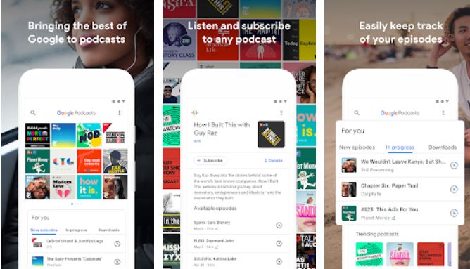 Google Podcasts Khám phá podcast miễn phí và theo xu hướng