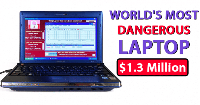 CHÚA ƠI! Máy tính xách tay nguy hiểm nhất thế giới được bán với giá $1.3 Triệu