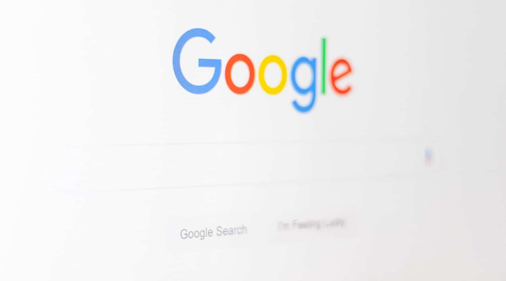 logo google trên màn hình
