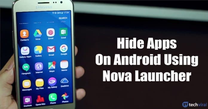 Cách ẩn ứng dụng trên Android bằng Nova Launcher