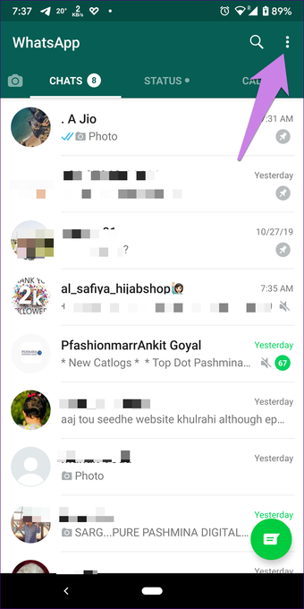Hình ảnh Whatsapp không hiển thị bộ sưu tập trên iphone android 1