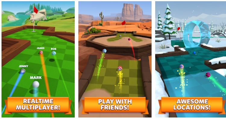 Trò chơi android Battle Golf thông thường