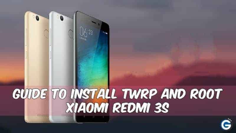 Root Xiaomi Redmi 3S