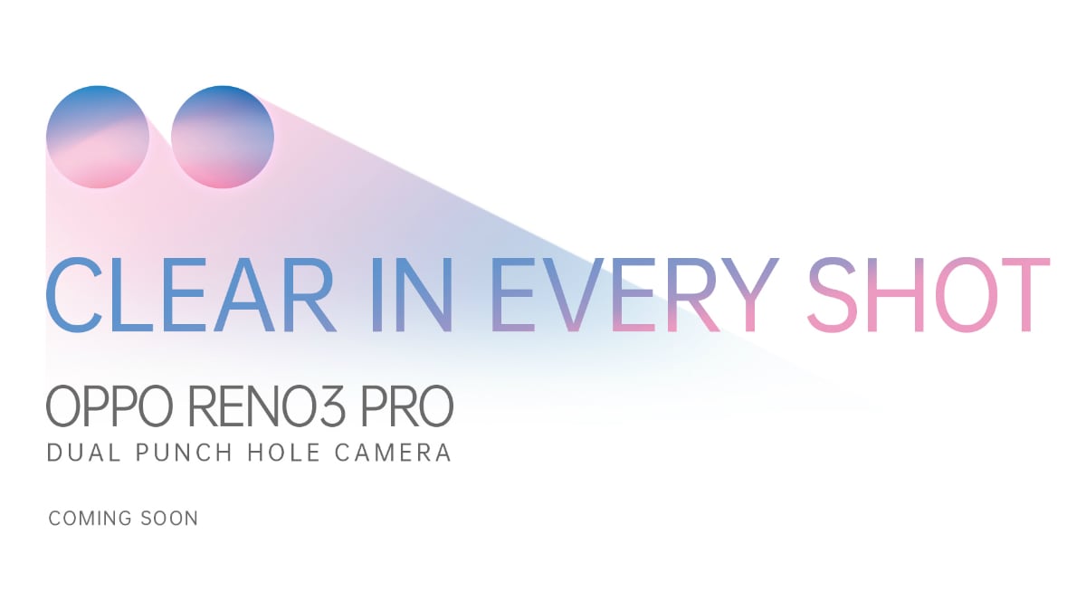 Oppo Reno 3 Pro With Dual Hole-Punch Selfie Camera Teased on Amazon, Flipkart Ahead of India Launch