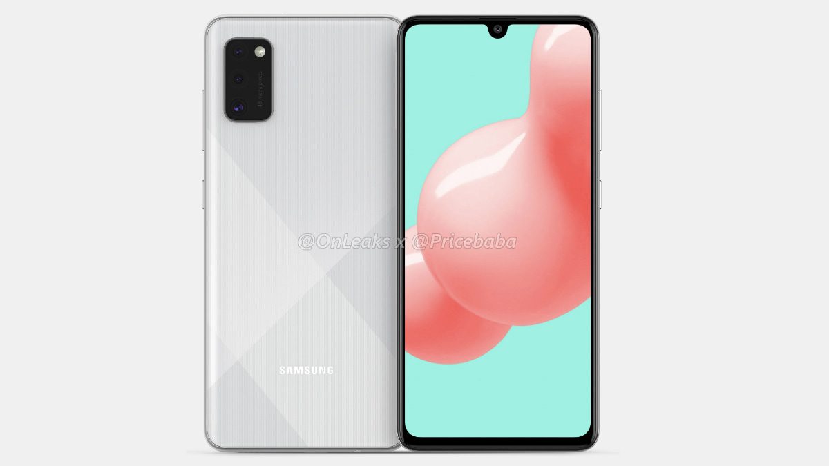 Samsung Galaxy A41 Tipped to Feature Infinity-U Display and Triple Rear Cameras, Renders Leaked