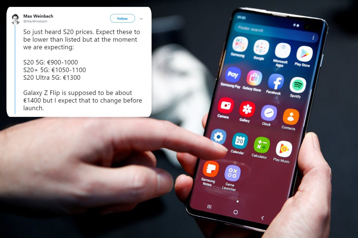Samsung Galaxy S20 có giá £1, 300 cho mô hình hàng đầu, rò rỉ mới nhất cho thấy
