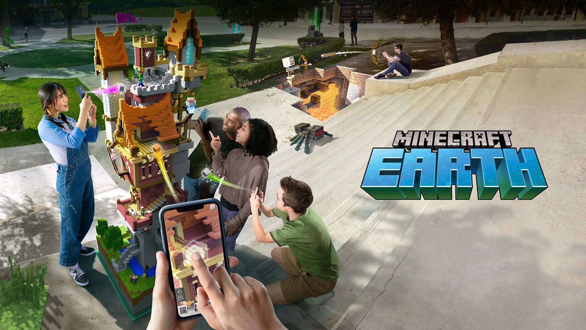 Trò chơi Minecraft Earth Mobile iOS Full LÀM VIỆC Tải xuống miễn phí 2019