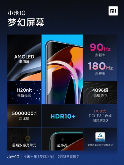 Xiaomi Mi 10: màn hình để hét và pin 4500 mAh