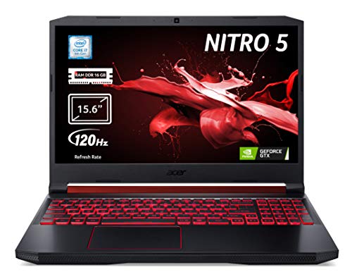 Acer Nitro 5 AN515-54-76RJ Máy tính xách tay chơi game, Intel Core i7-9750H, Ram 16GB DDR4, SSD 1024GB, Hiển thị 15.6