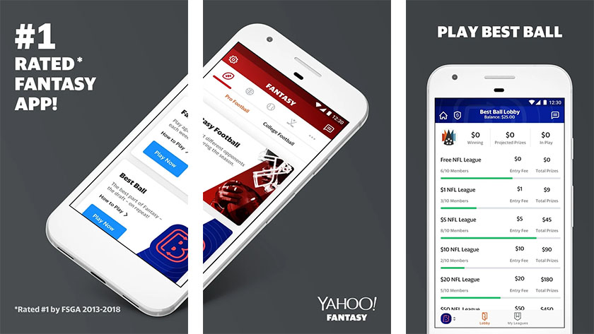 Yahoo Fantasy Sports là một trong những ứng dụng thể thao giả tưởng hay nhất dành cho Android
