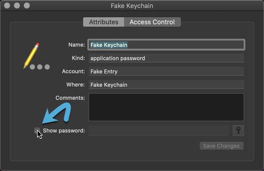 Móc khóa truy cập Macos Keychain Chi tiết 1a