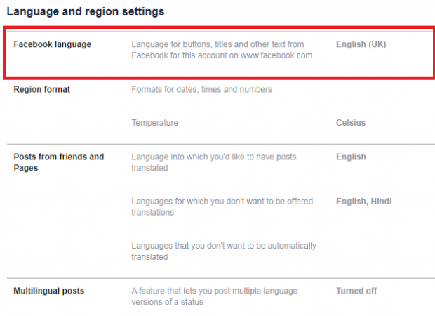 Bagaimana mengubah milikmu Facebook Bahasa (diperbarui 2020) 6