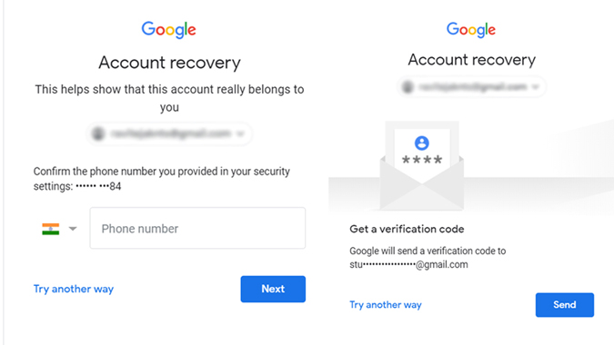 Cara masuk ke Akun Google tanpa kode verifikasi 3