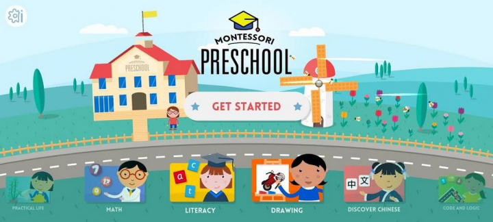 Trường mầm non Montessori - mẫu giáo - 5 Ứng dụng Didactic Android để chiếm trẻ em trong những ngày cô lập