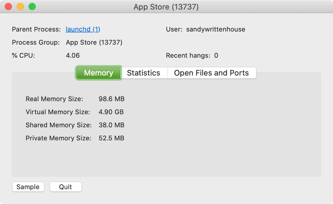 Monitor Aktivitas Data Mac App Store