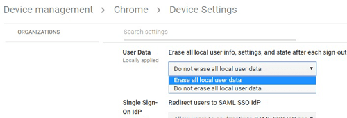 Cara menghapus pengguna dari Chromebook