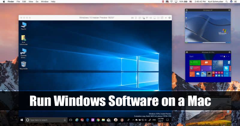 4 Cara Berlari Windows Perangkat lunak di Mac