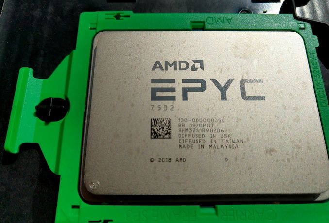 CPU baru 64 core AMD Rome 280W: EPYC 7H12
