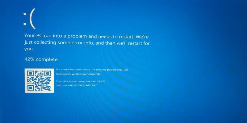 Cách khắc phục lỗi "Thông tin cấu hình hệ thống xấu" trong Windows 10