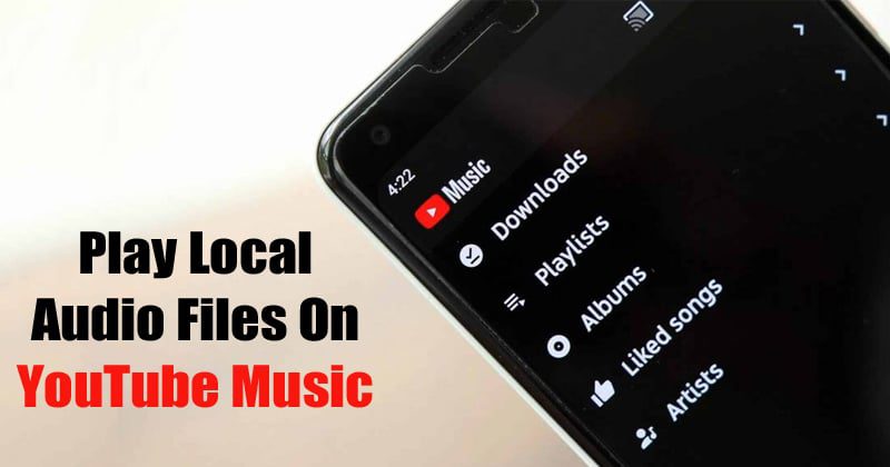 Cara memutar file audio lokal yang aktif YouTube Musik di Android