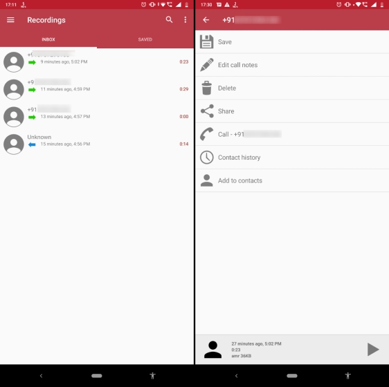 9 tekerlekli android çağrı kaydedici uygulaması