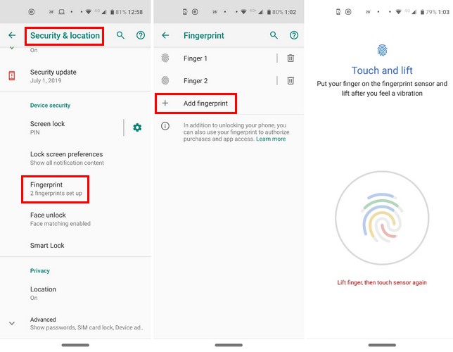 Inilah cara menambahkan sidik jari baru ke perangkat Android Anda 3