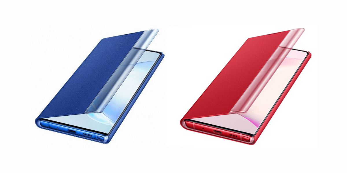 Galaxy Note 10 phụ kiện bị rò rỉ, hiển thị & # 039; Aura Red & # 039; và & # 039; Aura Blue & # 039;