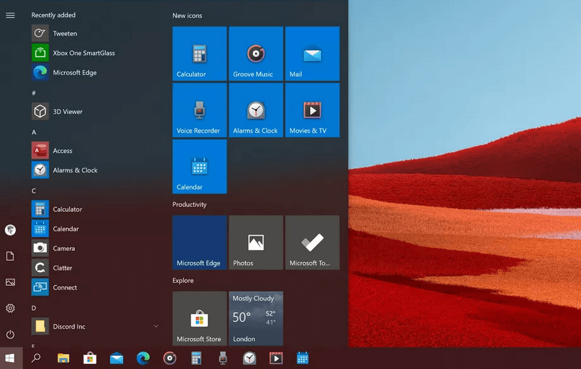 Microsoft telah mengubah ikon di antarmuka Windows sepuluh