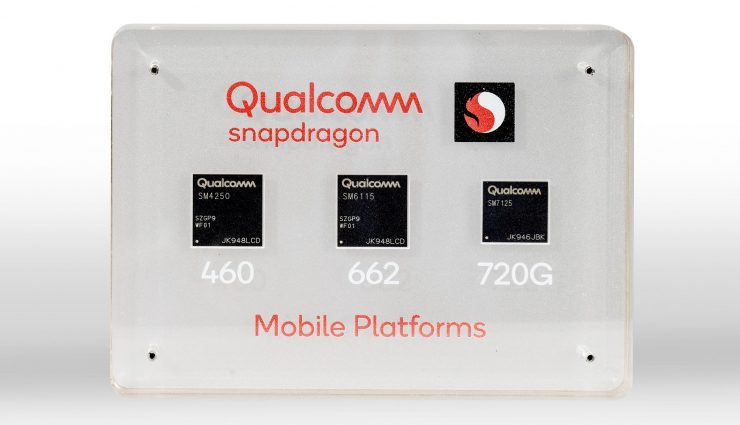 Qualcomm mengumumkan Snapdragon 720G, 662 dan 460 SoC baru
