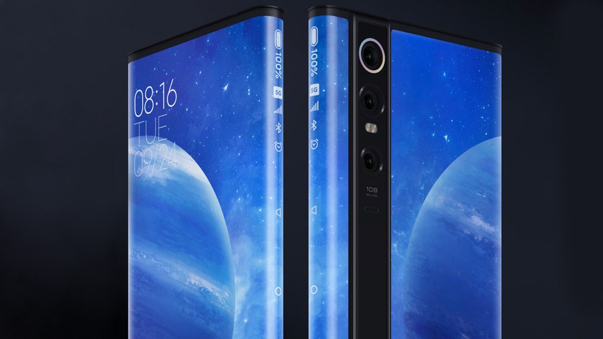 Meluncurkan ponsel konsep Xiaomi Mi MIX Alpha 5G dengan layar melengkung 4D