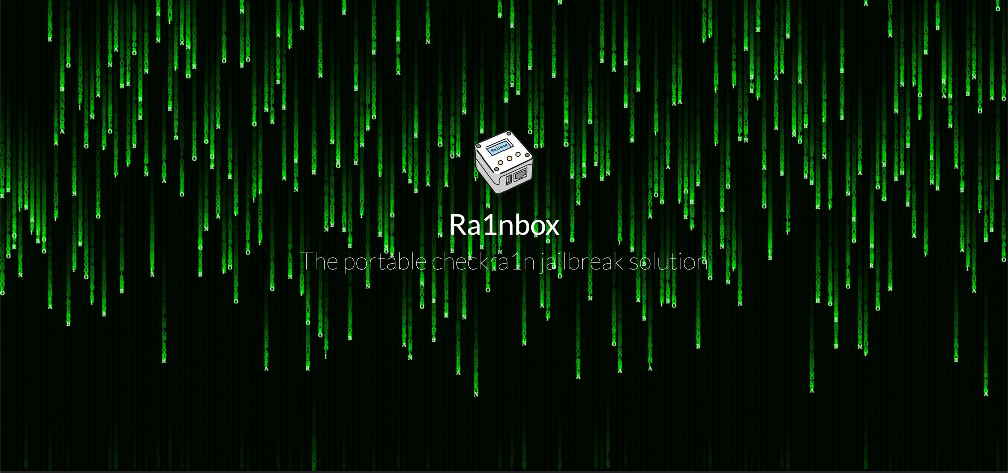 Ra1nbox adalah kotak bertenaga NanoPi Neo2 yang dapat mendistribusikan checkra1n tanpa komputer