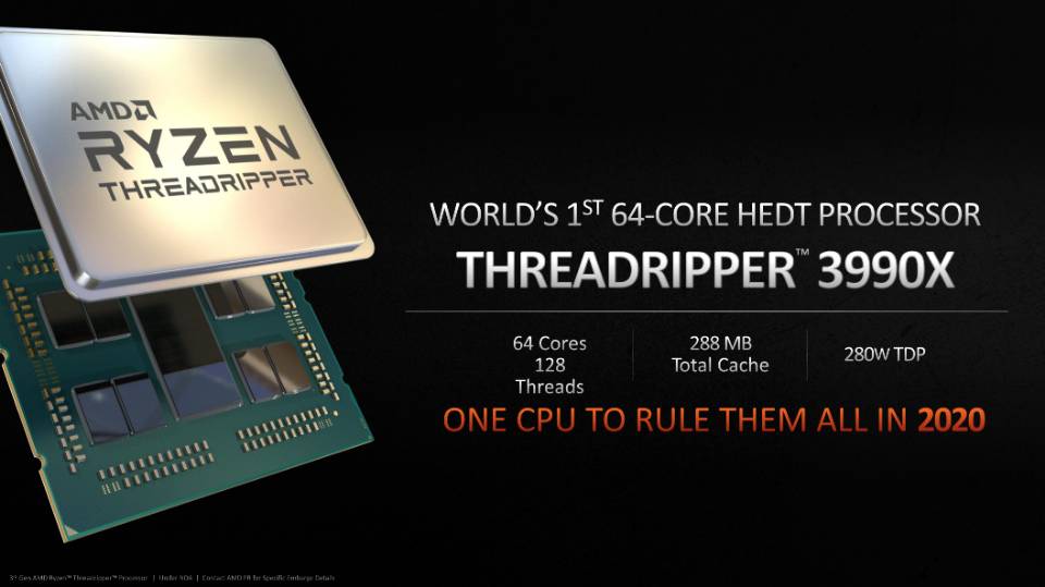 Ryzen Threadripper 3990X là bộ xử lý đầu tiên vượt quá một triệu điểm trong ...