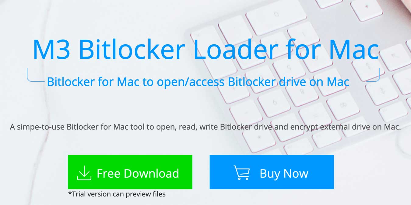 Sử dụng Trình tải bitcoin M3 cho Mac để mở ổ đĩa được mã hóa Bitlocker