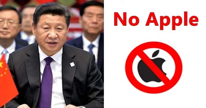 Trong một cuộc chiến của Huawei, chính phủ Trung Quốc hiện đang cấm Apple Sản phẩm tại Trung Quốc