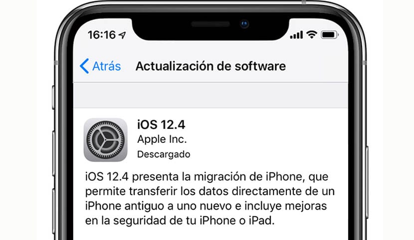 Menurunkan versi ke iOS 12 tidak lagi tersedia.4