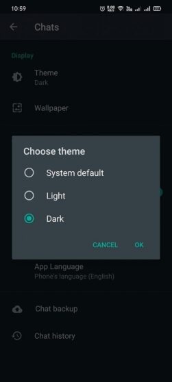 Whatsapp: Dark Mode cuối cùng cũng đến!