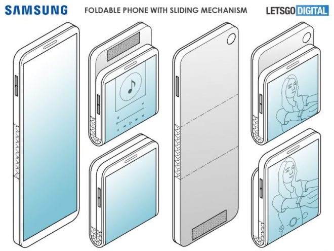 Ponsel lipat Samsung dengan kapasitas Fold dalam dua arah, menurut paten baru