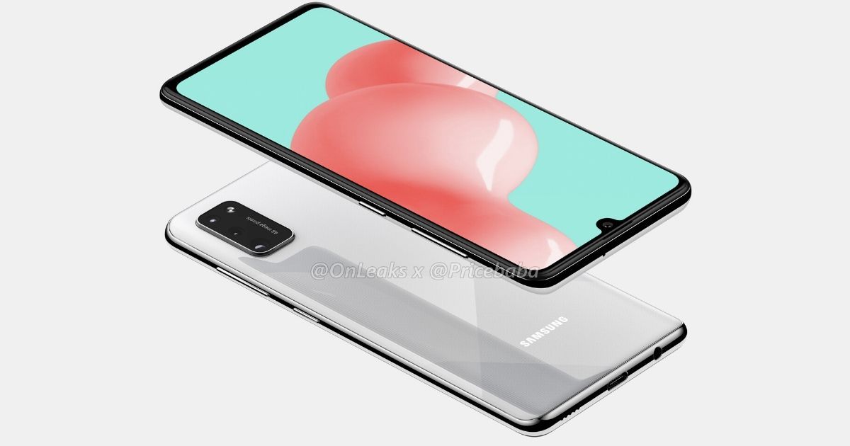 Exclusive: Samsung Galaxy A41 renders reveal waterdrop notch display and 48MP triple cameras