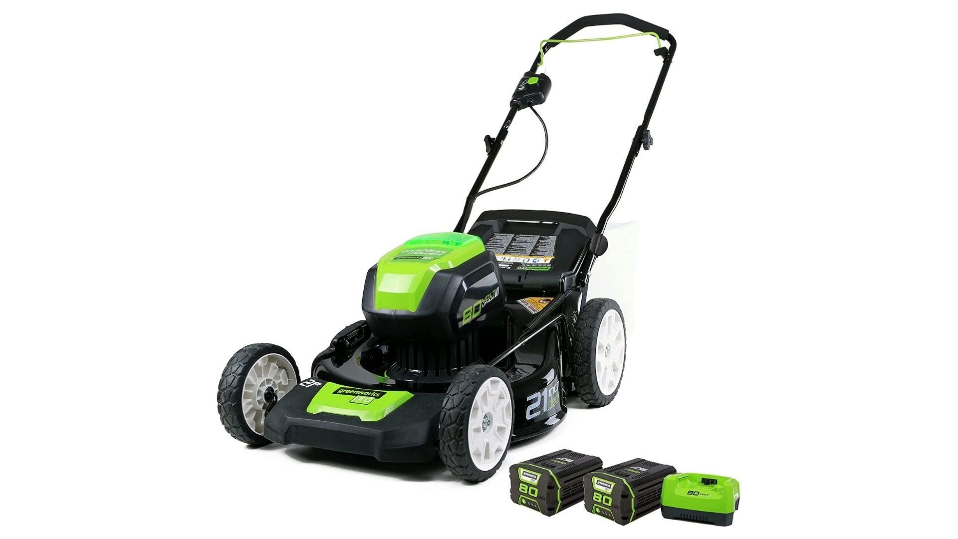 Greenworks Pro 80V 21-inch không chổi than (3-Trong-1) Đẩy Máy cắt cỏ