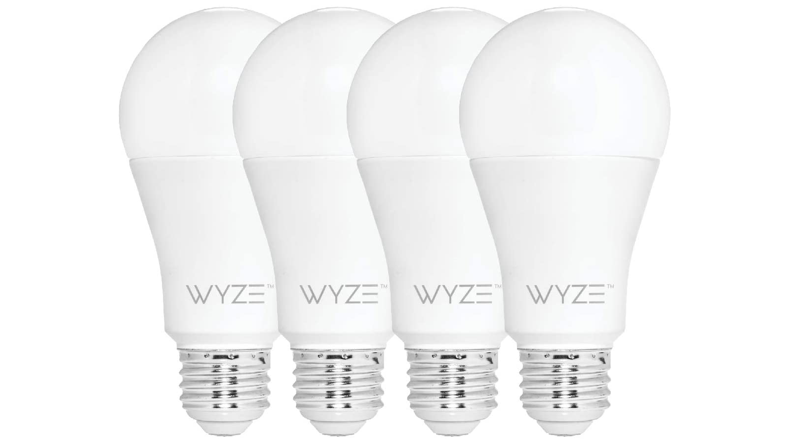 Bốn bóng đèn Wyze có thể điều chỉnh được màu trắng