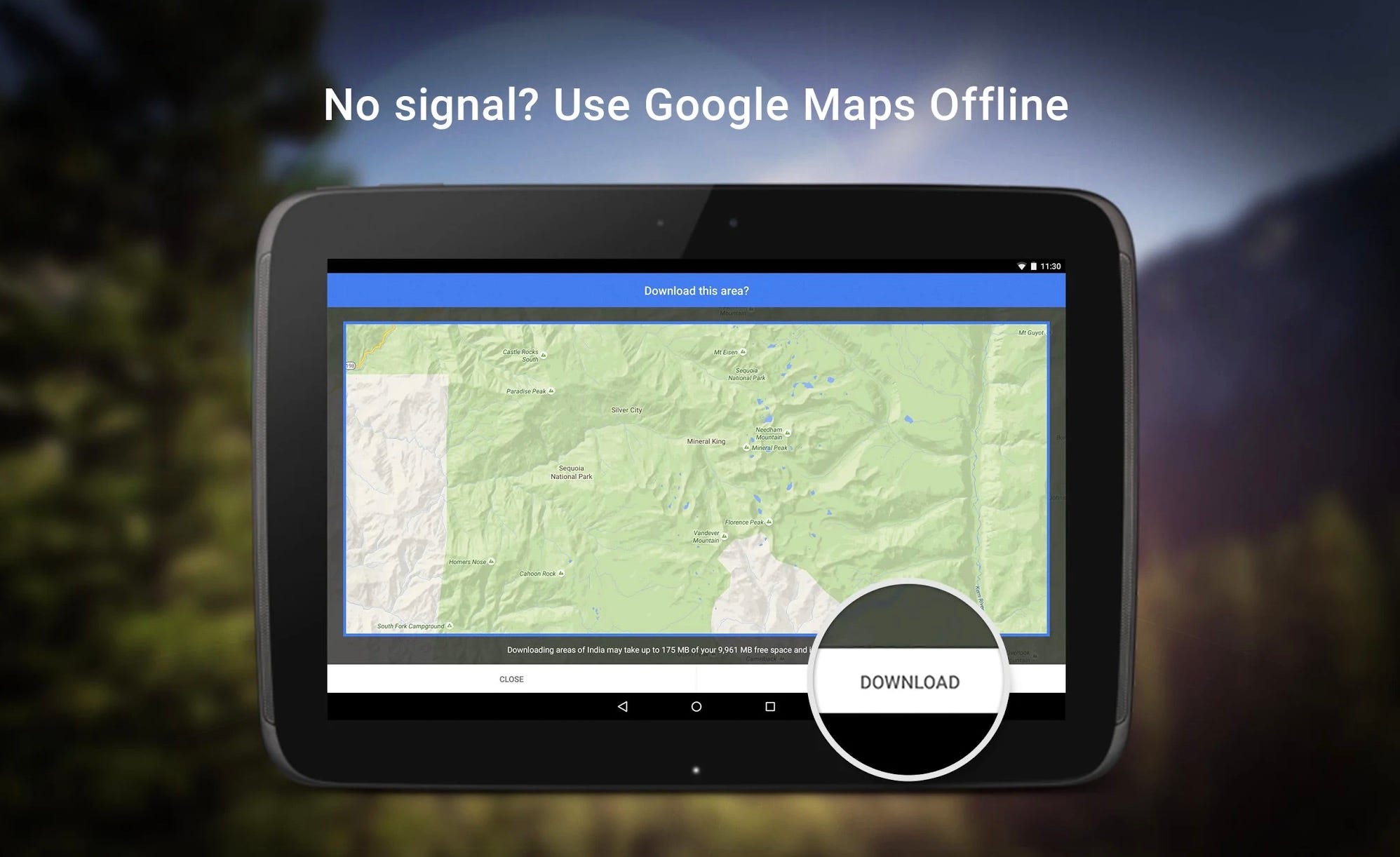 Mode Offline Google Maps