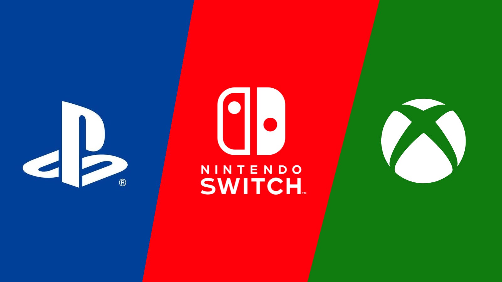 Playstation, Nintendo Switch, dan Logo Xbox 