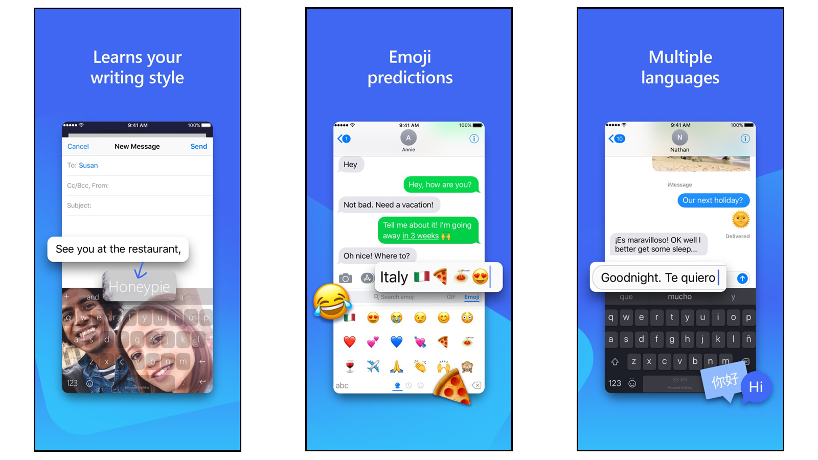 Aplikasi SwiftKey untuk berbicara dalam berbagai bahasa dan menggunakan emoji