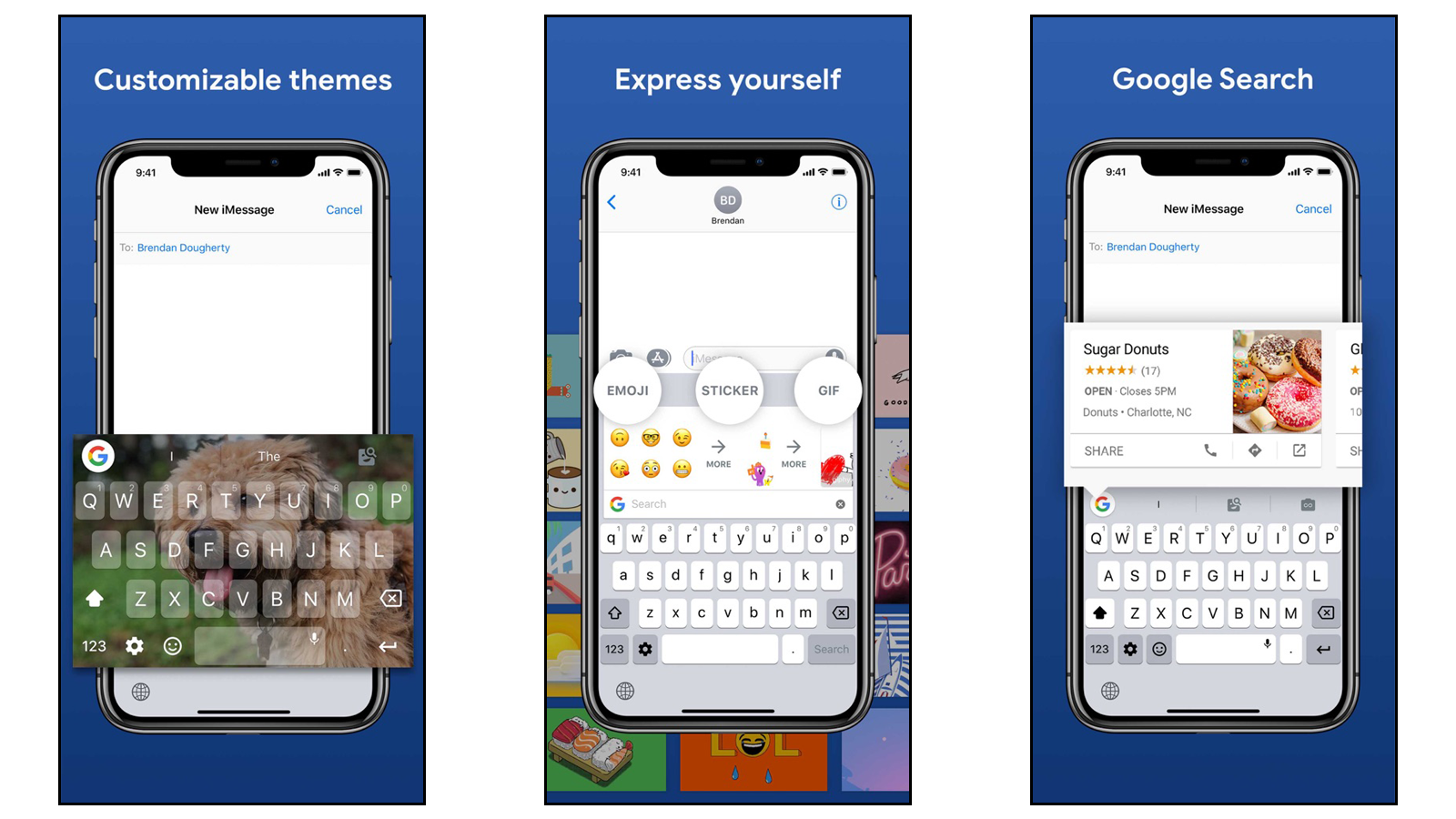 Gboard untuk fitur canggih, pencarian emoji mudah, dan banyak lagi