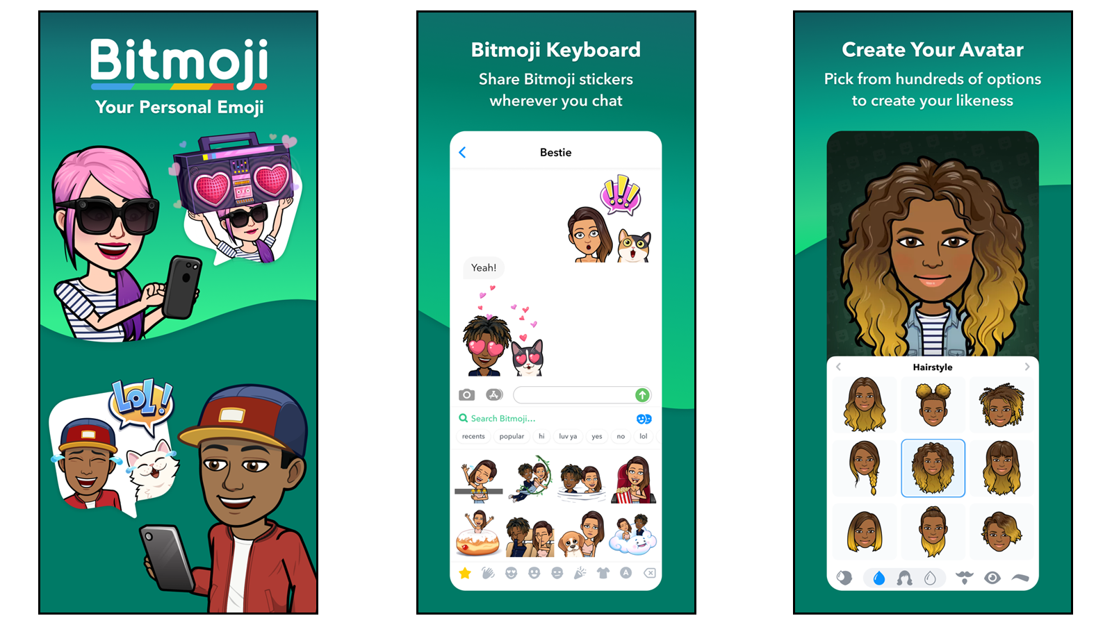 Aplikasi Bitmoji untuk membuat stiker avatar animasi khusus