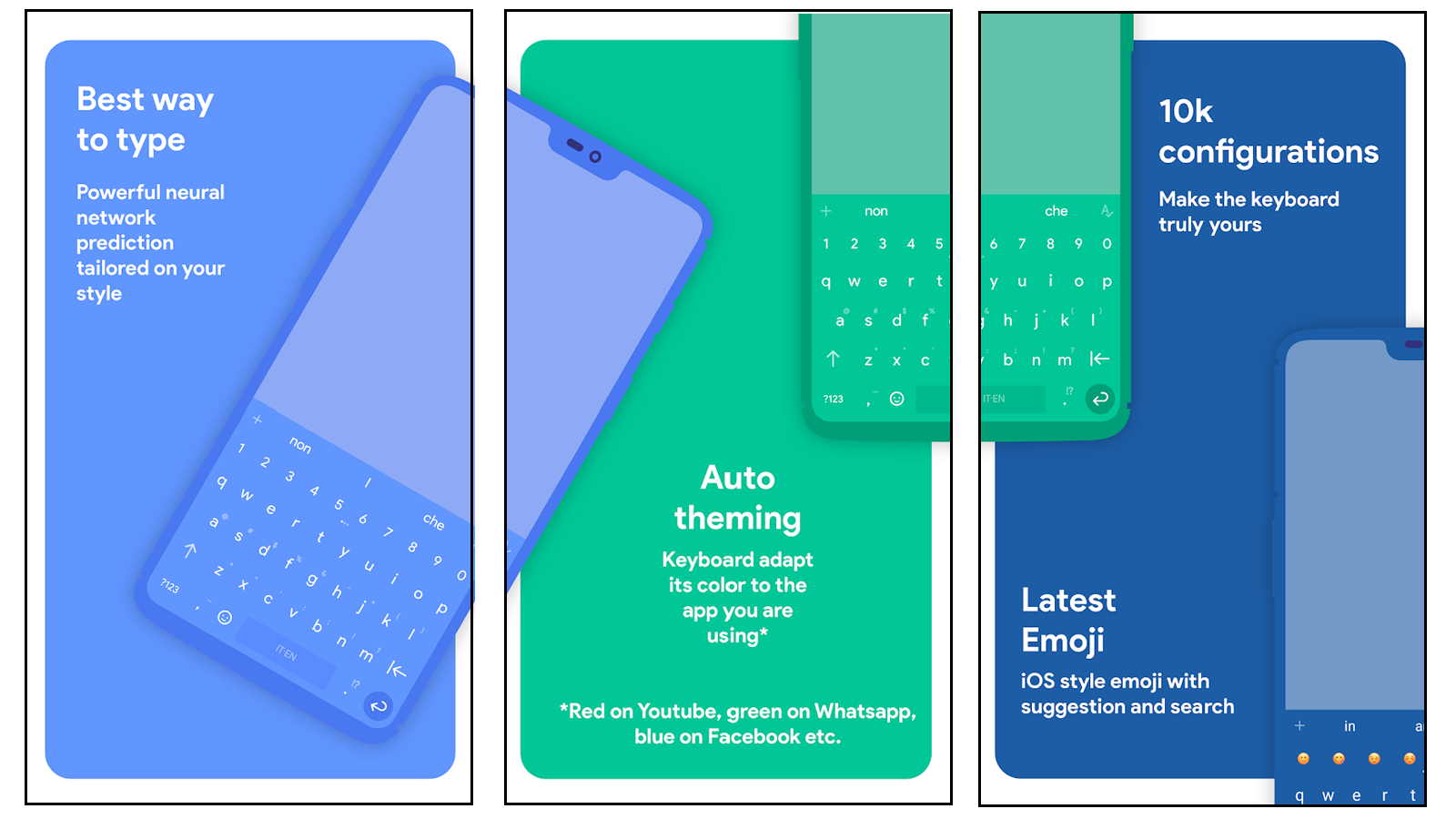 Aplikasi keyboard Android gratis Chrooma dapat mengubah warna tema agar sesuai dengan aplikasi yang Anda gunakan