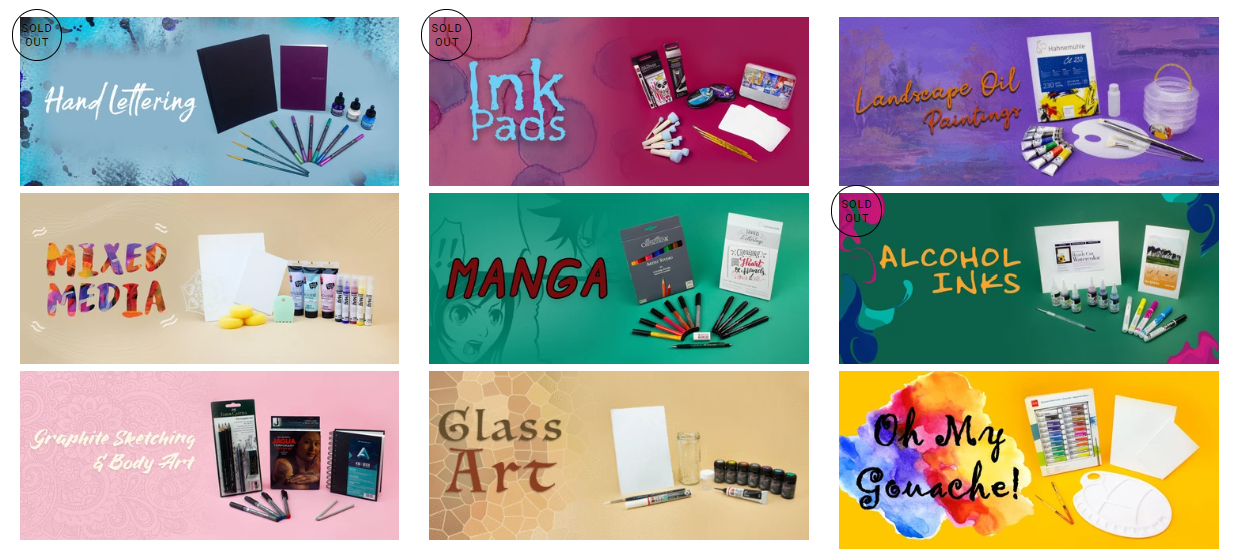Smart Art Box art tillhandahåller prenumerationsbox med projekt och handledningar av youtube-artister