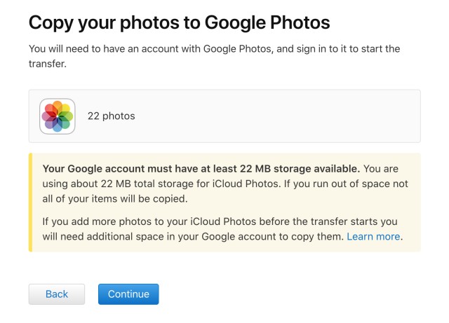 Hur man direkt överför iCloud-foton till Google Photos