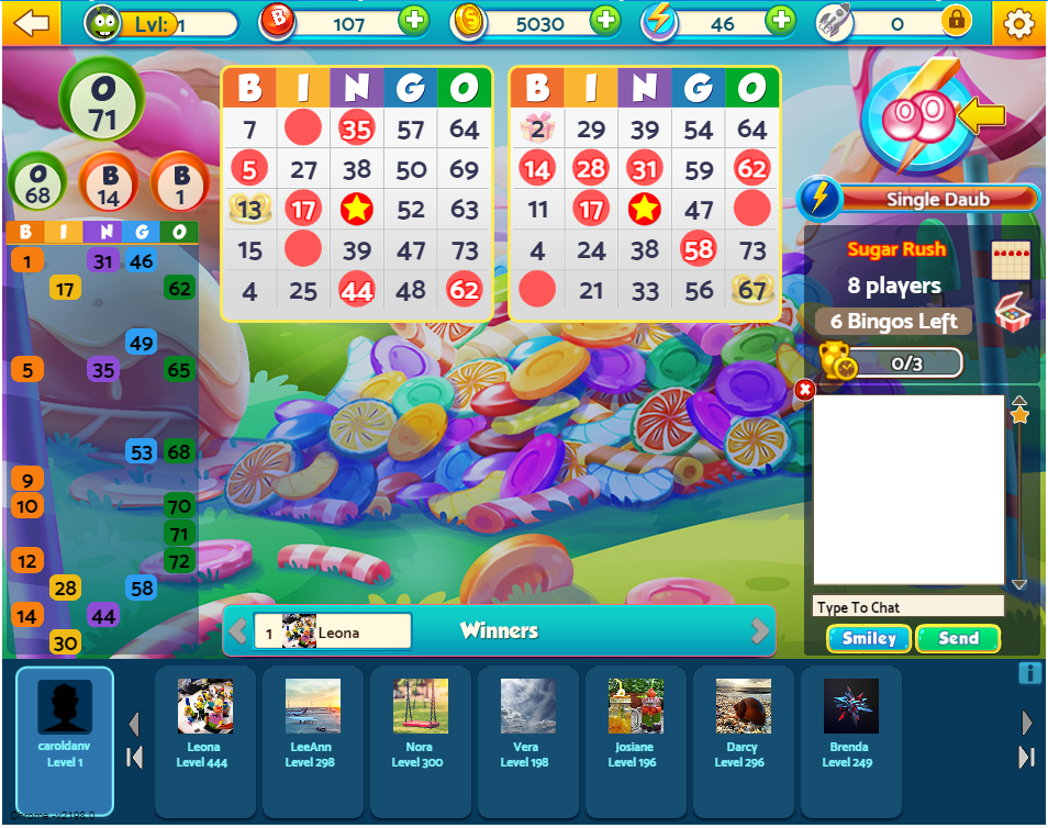 GSN Bingo Bash bingo online